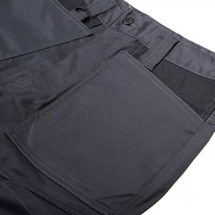 Apache Calgary Grey/Black 4-Way Stretch Holster Pocket Work Trousers W32/L31